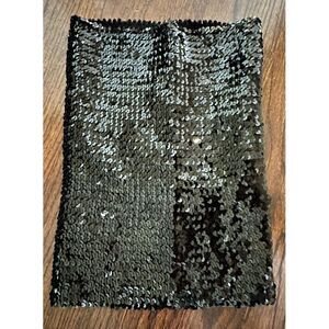 NWOT Victoria's Secret Y2K Sequin Bling Tube Top‎ Size Medium 🖤